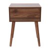Flash Furniture Dark Walnut One Drawer Nightstand or Accent Table EM-0319-WAL-GG